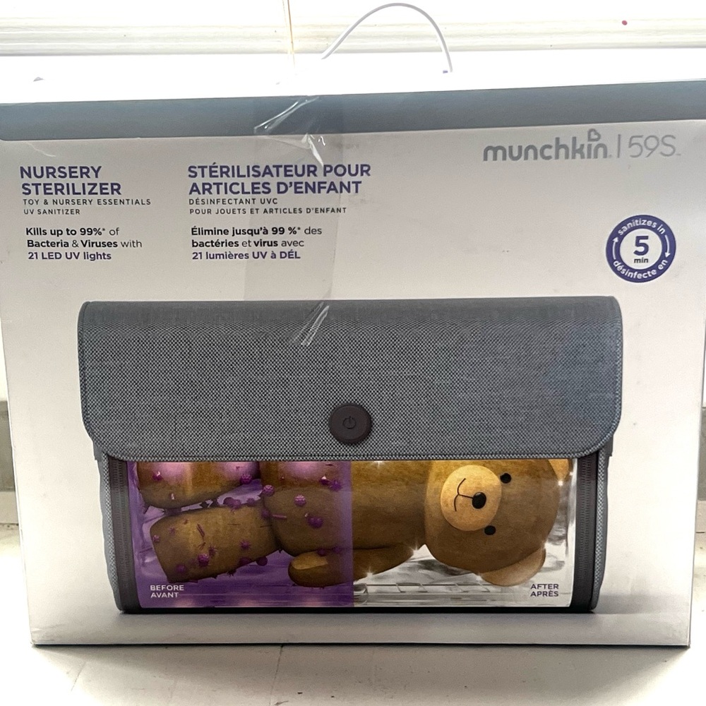 Munchkin Gray UVC Sterilizer Bag